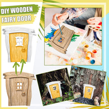 Load image into Gallery viewer, Mllkcao Garden Ornaments Outdoor DIY Miniature Gnome Home Window and Door for Trees Yard Garden Sculpture Decor Kids Interactive Games
