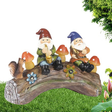 Load image into Gallery viewer, Decorative Yard Sculptures, Solar-Powered Outdoor Decor, Squirrel Gnome Ornament, Indoor Outdoor Decorations, Charming Garden Accents, Eco-Friendly Garden Light, Illuminated Gnome Figurines, Colorful
