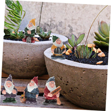 Load image into Gallery viewer, ULTECHNOVO 1Set Adorable Resin Dwarf Doll Garden Decor of Unique Gnome Figurines for DIY Outdoor Decoration for Enhancing Your Garden Charm

