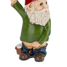 Load image into Gallery viewer, Relaxdays Peeing Gnome, Rude Figurine, Weatherproof, Frost Resistant, Garden Statue, Polyresin, Multicoloured, 10 x 5 x 4 cm
