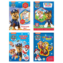 Load image into Gallery viewer, Bundle Bear Paw Patrol Activity Set – Paw Patrol Colouring Book, Sticker Book &amp; Painting Set – Fun Paw Patrol Arts and Crafts for Kids – Creative Paw Patrol Crafts &amp; Stickers
