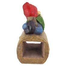 Load image into Gallery viewer, Garden Gnome Statue - Stormy the Gnome - Gnome Downspout Extender - Lawn Gnome
