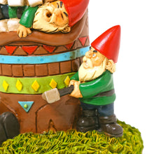Load image into Gallery viewer, Kwirkworks Funny Garden Gnome - Tiki Pole Gnome Massacre Lawn Statue Figurine - Fun Gift
