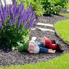 Load image into Gallery viewer, brableewear Funny Drunk Garden Gnome Creative Drunken Dwarf Statue Decoration Naughty Garden Gnome Sculpture Figurines for Outdoor Indoor
