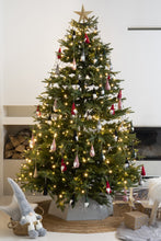 Load image into Gallery viewer, Christmas Gonk Tree Decorations - Set of 10 Velvet Christmas Gnome Decorations
