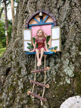 Load image into Gallery viewer, Fairy Angel Statue Garden Resin Angel Figurine Wall Hanging Decor Outdoor Garden Decor for Lawn Yard Patio Windowsill Garden Gifts
