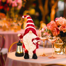 Load image into Gallery viewer, TERESA&#39;S COLLECTIONS Valentines Decorations, Valentines Gonks Gifts, Cute Red Gonks with Solar Lanterns, Waterproof Resin Gnomie Gifts for Wedding Anniversary Party Decor Indoor Outdoor, 20CM
