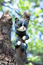 Load image into Gallery viewer, Garden Mile® Cat Animal Tree Peeker Novelty Garden Ornaments Tree Decoration Sculpture Statues Home Decor

