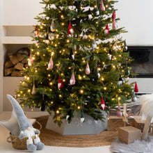 Load image into Gallery viewer, Christmas Gonk Tree Decorations - Set of 10 Velvet Christmas Gnome Decorations
