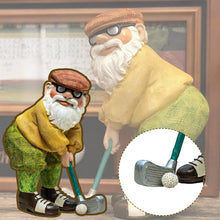 Load image into Gallery viewer, Mcuhm Garden Gnome Ornament - Handmade Resin Golfing Gnome Statue, Lightweight &amp; Weatherproof Outdoor Decor for Garden, Patio, Yard for Gnome Lovers &amp; Handmade Collectors
