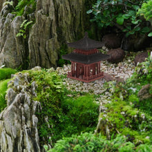 Load image into Gallery viewer, TOYANDONA Miniature Pagoda Statue Chinese Japanese Asian Garden Decor Bonsai Mini Pavilion Tower Fairy Garden Accessories for Micro Landscape Aquarium Ornaments
