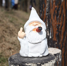 Load image into Gallery viewer, SHOWFEICAT Finger Smoking Elf Gnome, 6.5 Inches Gnome Garden Decorations Resin Statue Outdoor Statue Lawn Yard Balcony Porch Home Decorations Garden Decor
