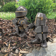 Load image into Gallery viewer, Knight Gnomes Guard Garden Gnome Ornaments Outdoor Medieval Crusader Knight Suit Statue Waterproof Resin Ornament for Yard Lawn Garden Decorations (D)

