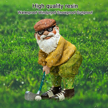 Load image into Gallery viewer, Yeeda Miniature Garden Gnome Figures, Garden Gnome Statue, Golf Gnomes, Garden Figures, Garden Decoration, Outdoor/Indoor Decoration, Funny Lawn Figure
