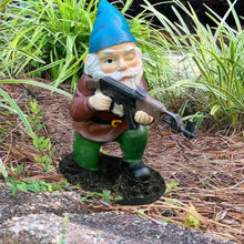 Load image into Gallery viewer, Garden Gnomes Military Gnome Statue with Gun, Army Gnomes Statue Garden Decorations for Indoor Outdoor, Patio, Yard, Lawn Ornaments, Home Décor…
