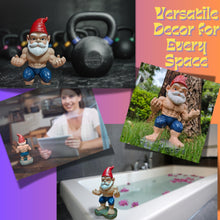 Load image into Gallery viewer, GIOMLE Bodybuilder Garden Gnome - Muscle Gnomes Statue, Funny Outdoor Decor for Home, Patio &amp; Gym, Weatherproof Lawn Decoration, Unique Gifts for Men/Women &amp; Fitness Enthusiasts
