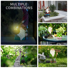 Load image into Gallery viewer, Solar Gnome Light Replacement - Plastic Solar Hanging LED Lantern for Outdoor DIY Fairy Garden Decor
