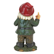 Load image into Gallery viewer, Design Toscano QL1530771 Foul Finger Tipsy Tim Gnome, Full Color Realistic
