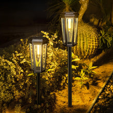 Load image into Gallery viewer, MAGGIFT 2025 Upgraded Solar Lights Outdoor Garden, 4-Pack LED Outdoor Lights Solar Powered IP65 Waterproof, Garden Ornaments for Pathway Yard Lawn Landscape Patio Decoration
