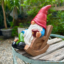 Load image into Gallery viewer, Drinking Coffee Faceless Garden Gnome Statue Decoration 7.3&quot; Figurine Ornament for Indoor Outdoor Home Patio Yard Lawn
