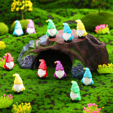 Load image into Gallery viewer, DoubleFill 50 Pcs Mini Gnomes Tiny Figures Miniature Gnomes Fairy Gifts Statues Tiny Figurines for Landscape Outdoor Patio Yard for Spring Easter Garden Accessories Gifts Fairy Goodie Bag
