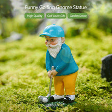 Load image into Gallery viewer, LINGJIONG Golf Gnomes Statues | GNOME Resin Sculpture with Golf Games - Fairy Funny Golf Ornament for Playing and as Holiday Home Decoration Made of Resin as a Gift for the Garden
