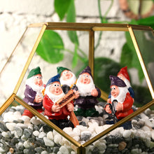 Load image into Gallery viewer, 7 Pieces Gnomes Fairy Resin Statues Mini Garden Statues Decoration Gnome Tale Statue with 2 Hedgehog Statues and 1 Mushroom Decor for Christmas Holiday Festival Decoration, Relatives Friends Kids
