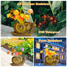 Load image into Gallery viewer, Solar Lights Outdoor Fairy Garden Accessories, Snail Statues Garden Decor for Outside, Easter Gifts Yard Decorations Patio Lawn Porch Balcony, Unique Housewarming Gifts for Women Mom Grandma
