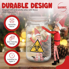 Load image into Gallery viewer, Quebec Naughty Elf Set - Boy &amp; Girl Elf Figures, Santa&#39;s Little Helper Inspired, Soft Body, Vinyl Faces, Festive Family Fun, 12 Inch - Couple
