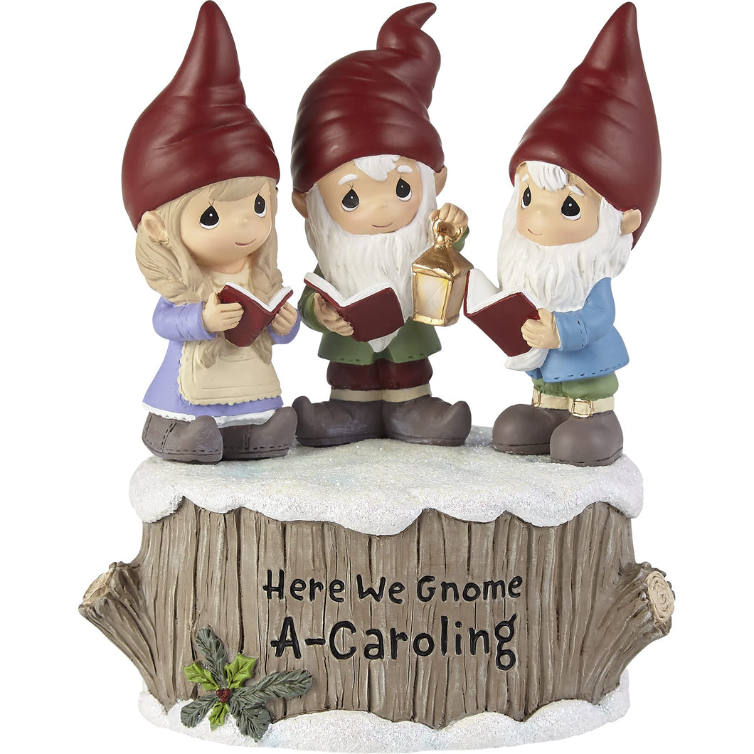 Precious Moments 221107 Here We Gnome A-Caroling Musical