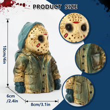 Load image into Gallery viewer, shyhand Horror Movie Garden Gnomes Halloween Decoration Outdoor Statue Pennywise Michael Myers Freddy Jason Chucky Clown Action Figurines Collectible Scary Creepy Garden Home Lawn Shelf Table Decor
