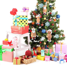 Load image into Gallery viewer, DWTECH 2 Pack Naughty Santa Ornament Set - 5.2cm Naked Santa Home Indoor Table Decor for Christmas Party Tree Hanging
