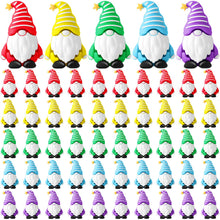 Load image into Gallery viewer, DoubleFill 50 Pcs Mini Gnomes Tiny Figures Miniature Gnomes Fairy Gifts Statues Tiny Figurines for Landscape Outdoor Patio Yard for Spring Easter Garden Accessories Gifts Fairy Goodie Bag

