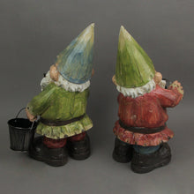 Load image into Gallery viewer, Gardening Garden Gnomes Home Garden Decor Resin Sculptures Lawn Art Yard Decorations 15 Inches High

