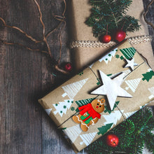 Load image into Gallery viewer, Jagowa Christmas Gingerbread Man Ornament Set - 12 Plastic Figurines for Xmas Tree Decoration, Festive Holiday Party, Home &amp; Kids
