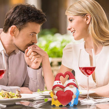 Load image into Gallery viewer, Abaodam Love Gnome Couple Figurine Garden Ornament Wedding Decor Resin Dwarf Statue Valentine&#39;s Day
