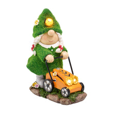 Load image into Gallery viewer, TERESA&#39;S COLLECTIONS Gardeh Ornaments - Lovely Wedding Gonks with Solar Lights, Family Series, Waterproof Resin, Indoor/Outdoor 20.5CM
