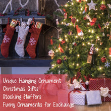 Load image into Gallery viewer, Christmas Ornaments Decorations - Gag Gifts - Nasty Naughty Gifts - White Elephant - Stocking Stuffers (Gnomes Smoking Weed Bong Cannabis Get High 4)
