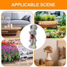 Load image into Gallery viewer, Bexdug Solar Garden Outdoor Statues | Resin Fairy Statues for Yard - Multipurpose Girl Decoration for Flower Beds, Decorative Outdoor Sculpture for Home

