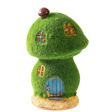 Load image into Gallery viewer, Darkdec Mushroom Fairy House Decor - Figurine Lights Outdoor Solar Fairy Garden House for Patio Lawn Yard Ornaments, Housewarming Gift 7.4 inch
