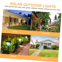 Load image into Gallery viewer, Happyyami 1set Garden Decorative Waterfall Lamp Shepherd Hook Outdoor Art Light for Garden Decoration Patio and Tree Lighting Unique Watering Can Design Battery Not Included
