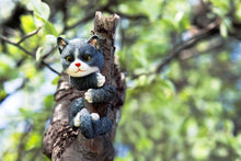 Load image into Gallery viewer, Garden Mile® Cat Animal Tree Peeker Novelty Garden Ornaments Tree Decoration Sculpture Statues Home Decor
