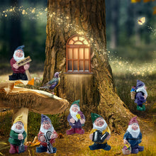 Load image into Gallery viewer, 16pcs Miniature Funny Garden Drunk Gnomes Mini Funny Creative Dwarf Garden Gnome Statues Decoration for Indoor Outdoor Yard Patio Bonsai Potted Plants Landscape Desk Decor (Gift Box Packaging)

