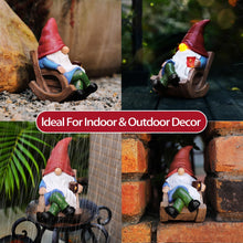 Load image into Gallery viewer, Solar Garden Gnomes Outdoor Statue with Solar Lights,Figurine Lights Solar Garden Yard Decorations Outdoor Decorations for Patio,Yard,Lawn Ornament，Mom Gift Unique Housewarming Gifts

