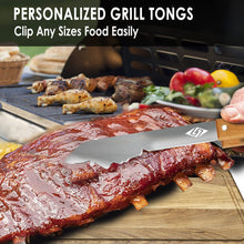 Load image into Gallery viewer, BBQ Tools Set with Grill Spatula, Tongs, Fork - Barbecue Utensils Kit - Surprise Gifts for Men
