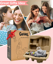 Load image into Gallery viewer, Garden Gnome Statue - Outdoor Funny Gnome Garden Decoration with Bubbles, Solar Powered Garden Gnome Outdoor Waterproof for Outdoor Lawn Patio, Garden Gifts for Women
