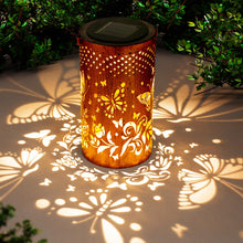 Load image into Gallery viewer, Birthday Gifts for Women, Solar Garden Ornaments Outdoot Butterfly Solar Lanterns Garden Decorations Lights, Perfect Butterfly Gifts for Women Mum Grandma, Birthday Presents Unique
