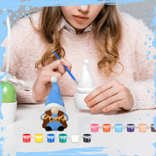 Load image into Gallery viewer, Seenelling 2 Pack Winter Gnomes Ready to Paint Your Own Gnome Statues 4&#39;&#39; DIY Winter Unpainted Ceramics Figurines Kit Blank Paintable Ceramics for Art Crafts Winter Christmas Decor
