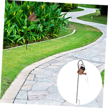 Load image into Gallery viewer, Happyyami 1set Garden Decorative Waterfall Lamp Shepherd Hook Outdoor Art Light for Garden Decoration Patio and Tree Lighting Unique Watering Can Design Battery Not Included
