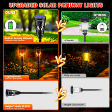 Load image into Gallery viewer, FIFlying Solar Garden Light 10 Pack - IP65 Waterproof Outdoor Solar Torch Light with Realistic Dancing Flame Effect,Pathway Lights for Patio, Lawn, Yard Decor
